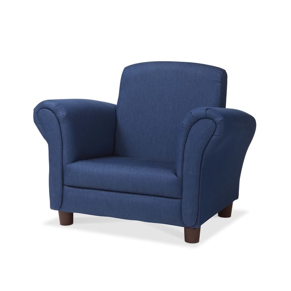 Melissa & Doug Denim Fabric Child’s Armchair (Kid’s Furniture, 23”L x 17.5”W x 18.3”H)