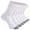 White 2, variant on Lroveb Mens Athletic Crew Socks Men's Basketball Socks Solid Color Short 5PC Socks