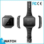 Bluet ooth Wirel ess Smart Watch Newest Watch with 0.3mp Camera Bluet ooth Headset LCD touch sc reen Smartwatch