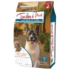 Tender Turkey - TENDER & TRUE Antibiotic Free Turkey and Brown Rice Dry Dog Food 23lb, 1 Piece