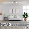 thumbnail image 5 of Sunlite 54-Inch LED Straight Track Light Fixture, GU10 Base, 50 Watts Max, 120 Volts, 6 Head Lights, Brushed Nickel, For Residential & Commercial Use, 5 of 5