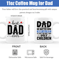 thumbnail image 4 of Father's Day Coffee Mug Christmas Gifts for Dad from Daughter, Son,Wife Dad Birthday Gifts, Birthday Gifts for Dad, New Dad Gifts, Funny Present for Men,Husband,Papa Best Dad Bday Present Idea Dad Mug, 4 of 6