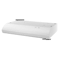 thumbnail image 3 of WHIRLPOOL GIDDS-1029935 30" 2-Speed Built-In Range Hood With Vent, White, 190 Cfm, 120V, 3 of 4