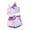Purple, variant on Vedolay Shorts Tracksuit Girl's Summer 2 Piece Outfit Print Bow Front Ruffle Hem Tank Top and Shorts Set,Purple 1-2 Years