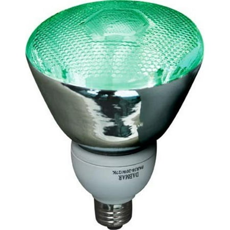130v Par38 Medium Screw - Dabmar Lighting DL-PAR38-20W-G PAR38 Type Medium Base 20 watt Green 120 V Lamp