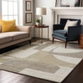 thumbnail image 7 of Addison Rugs Mayfield Premium Machine Washable Transitional Mid Century Khaki Rectangle Rug, 5' X 7'6" Machine Washable Transitional Mid Century Khaki Oversized Sherpa Throw Blanket, 7 of 7
