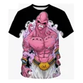 thumbnail image 1 of Camiseta Casual De Manga Corta Con Estampado 3d Majin Buu, 1 of 5