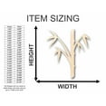 thumbnail image 2 of Unfinished Wood Bamboo Shape - Craft - up to 46" DIY 10" / 1/4", 2 of 3