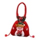 thumbnail image 5 of Bolsa de regalo navideña para muñecas, bolsa de regalo navideña con asas, bolsa portátil para regalos Muñeco de nieve rojo, 5 of 9