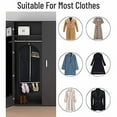 thumbnail image 5 of Garment Bags Heavy Duty for Travel Suit Bags Closet Storage 2 Handles Hanging Clothes Bag with Clear Pockets Mens Women Suit Cover for Shirts Coats Dresses (2 Packs,24″x50″), 5 of 7