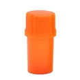 thumbnail image 2 of Manual Herb Grinder Spice Mill Box Pepper Plastic Grinding Tool Miller Large Capacity Storage Kitchen Accessory Home Supplies Orange, 2 of 8