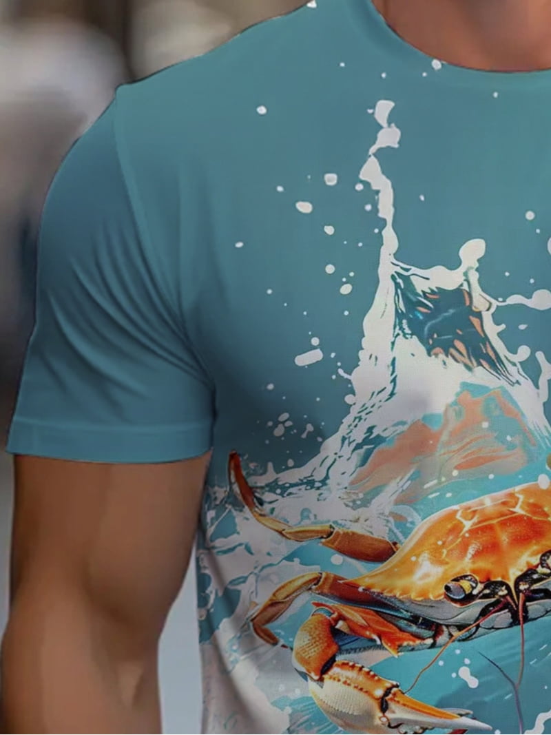 crab dress shirt Crab Spread Button Up Shirt