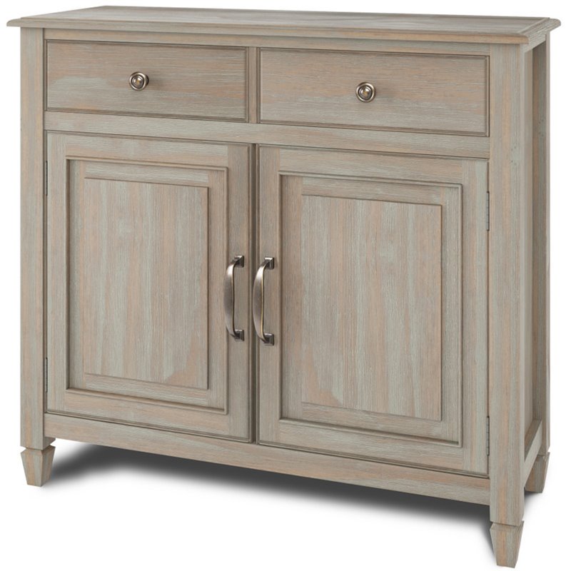 Simpli Home Connaught 40" Wide Entryway Storage in Distressed
