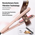 thumbnail image 6 of RACCOMB Professional Styling & Heating Hair Straightener. Vibration Infrared Technology, 1.75" Ceramic Plates Flat Iron, 320°F - 450°F, Pink, 6 of 6