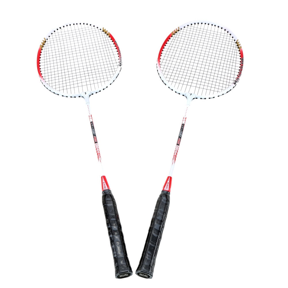 2Pcs Aluminum Alloy Ultra Light Badminton Racquet Training Racquet Accessory Badminton Racket