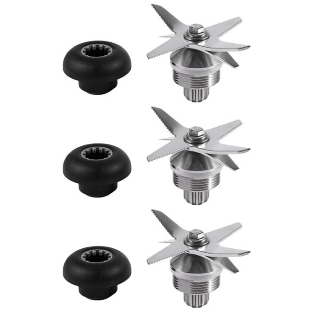 3X Kit Combinado de Acero Inoxidable de Calidad Duradera, Plateado + Negro Y de Transmisión para