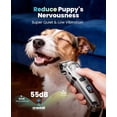 thumbnail image 5 of Dog Clippers for Grooming Thick Coats Low Noise Rechargeable Cordless Pet Shaver with Stainless Steel Blade Waterproof, 5 of 8