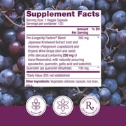 Reserveage: Resveratrol 250mg (120 Capsules)
