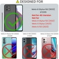 thumbnail image 2 of Nagebee Phone Case Compatible for Motorola Moto G Stylus 5G (2023) with [Built-in Screen Protector], Full-Body Protective Shockproof Rugged Bumper Cover, Impact Resist Durable Case (Butterfly), 2 of 6