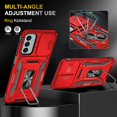 thumbnail image 4 of for Samsung Galaxy A15 5G Case with HD Screen Protector & Slide Camera Cover & Kickstand, Samsung A15 5G Case [Military-Grade] Phone Case for Samsung Galaxy A15 5G (Z_Red), 4 of 16