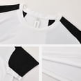 thumbnail image 7 of Xdegoge Mens Raglan Short Sleeve Color Block T Shirt Crewneck Athletic Performance Activewear Moisture Wicking Workout Gym Training Sporty Casual Fashion Base Layer Tees, 7 of 7