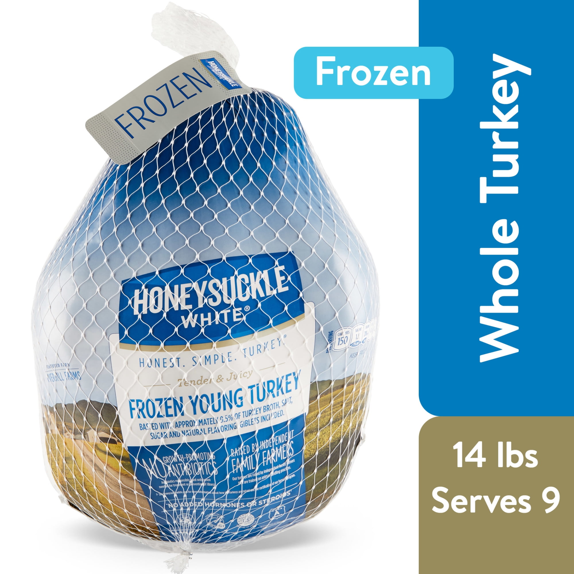 Honeysuckle White® Whole Turkey, 14 lb (Frozen), Serves up to 9