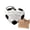 Soccer, variant on Heart Soccer Keychain, Faiths In The Game Sport Theme Keychain 2D Acrylic Heart Football Keychain with Motivational Cards for Friends Adults Athlete Sports Enthusiast