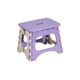 thumbnail image 2 of Taburete Plegable De Plástico 1 unidad de taburete plegable de plástico morado,portátil,para exteriores,mini asiento bajo para viajes,camping y pesca. Rkxzt, 2 of 8