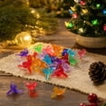 thumbnail image 6 of 50 Pack Mini Christmas Tree Replacement Bulbs, Acrylic Bird Shaped Light Covers with 7 Assorted Colors for Vintage Ceramic Christmas Tree Wreath Garland Table Centerpiece Indoor Xmas Decoration, 6 of 8