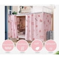 thumbnail image 4 of Upper/Bottom Bunk Bed Curtains Dorm Home Blackout Privacy Beds Cloth Curtain Shading Breathable Dustproof Bed Canopy with Rope and Buckles for Kids Teen Loft Beds Single Sleeper, 4 of 4