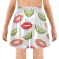 BZSMCE Swim Shorts Lemon Mouth Pattern For Quick-Dry Shorts With Anti ...