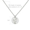 thumbnail image 6 of Combined Birth Flower Bouquet Necklace - Birth Flower Bouquet Necklace Personalized - Birth Flower Necklace for Mom - Birth Flower Jewelry, 6 of 9