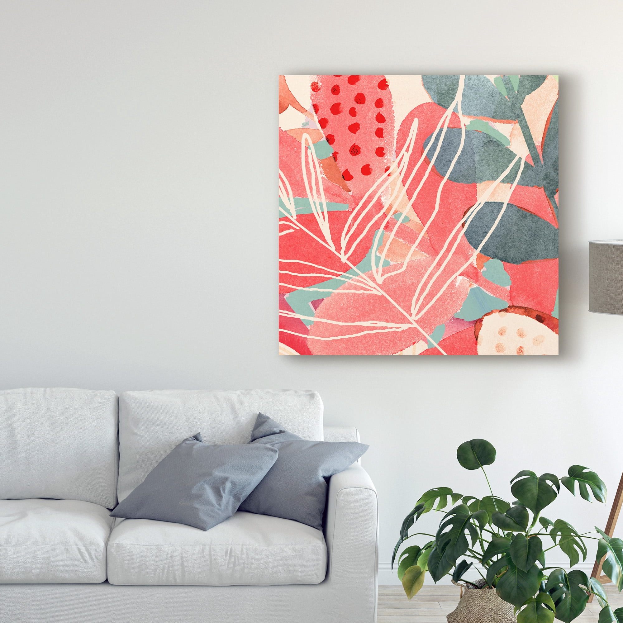 Trademark Fine Art 'Tropical Assemblage IV' Canvas Art by Victoria Borges