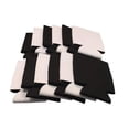 thumbnail image 2 of 10 Pcs Housses Pliables Isolées pour Manchons de Refroidisseur de Canettes de Bière, Housses Réutilisables pour Boissons, 2 of 8