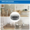 thumbnail image 5 of Uxcell 4pcs Round Rubber Furniture Caster Cups with Felt Pad, Transparent (Fit for 1.4 - 2.2 Inch), 5 of 5