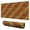 Tiger Striped Gradient, variant on 31.5x11.8 Inch Gaming Mouse Pad, Non-Slip Stitched Rubber Desk Mat for Desktop & Laptop,Tiger Striped Gradient Orange Pattern