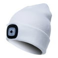 thumbnail image 1 of Yoone Unisex Outdoor Cycling Hiking LED Light Knitted Hat Winter Elastic Beanie Cap, 1 of 8