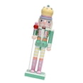 thumbnail image 1 of GUOOL Nutcracker Figurine Craft Christmas Decoration for Christmas Tree Shelf Home Green, 1 of 9