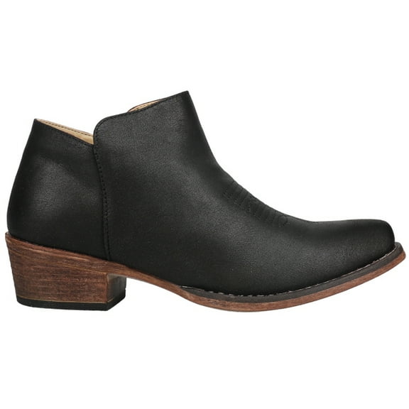 Roper Womens Sofia Snip Toe Zippered Cowboy Ankle Boots