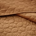 thumbnail image 4 of Madison Park Harper 3-Piece Velvet Cotton Coverlet Set in Orange, 4 of 5