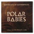 thumbnail image 4 of 2017 Tuvalu 1/2 oz Silver Proof Polar Babies: Arctic Fox, 4 of 5