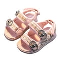 thumbnail image 2 of Bixock Toddler Sandals Summer Sport Style Closed Toe Solid Color Soft Sole Non Beach Toddler Shoes Breathable Boys Shoes, 2 of 6