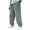 Light Green, variant on Mens Corduroy Loose Fit Trousers Drawstring Waist Casual Straight Leg Pants with Patchwork Design for Everyday Wear Yellow 3XL