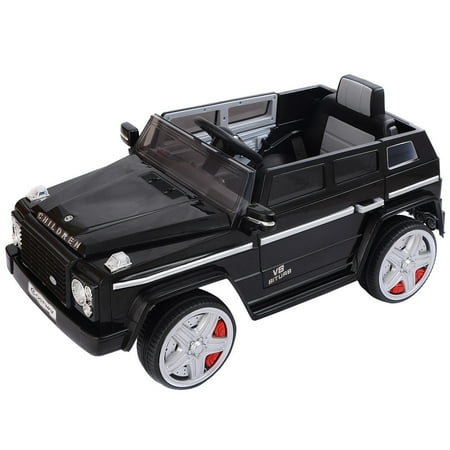 Black 12v 300w Remote - Costway 12V MP3 Kids Ride On Car Battery RC Remote Control w/ LED Lights Black