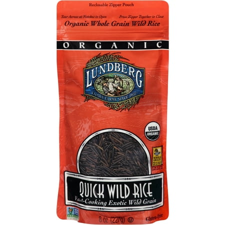 Lundberg Family Farms Quick Wild Rice, 8 oz (Pack of 6)