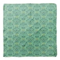 thumbnail image 4 of Bimba Green Vector Design Damask Printed Pure Silk Scarf For Hair Neck Head Bandanas For Women 40 x 40 Inches, 4 of 6