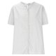 thumbnail image 4 of Camisas de Manga Corta para las Mujeres Casual V-Cuello Sólido Encaje Blusa Superior, Camisa de Verano de Moda para Diario Y Fiesta, 4 of 6