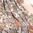 thumbnail image 3 of Beige Floral and Paisley Pattern Blanket,Comfortable Soft Flannel Throw Blanket,All Season,Warm Lightweight Blankets for Sofa Bed Couch Living Room Chair,30"x40", 3 of 4