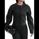 thumbnail image 1 of Blazer Corto con Botones para Mujer, Ropa Informal de Negocios para Otoño e Invierno. Negro XL, 1 of 8