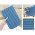 thumbnail image 4 of REGALWOVEN Dish Drying Mat, Absorbent Microfiber Kitchen Mat, Stone Drying Mat for Kitchen Counter, Dishes, Utensils, Pots Blue 15.7*11.8 inch, 4 of 6